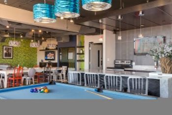 Lounge with billiards